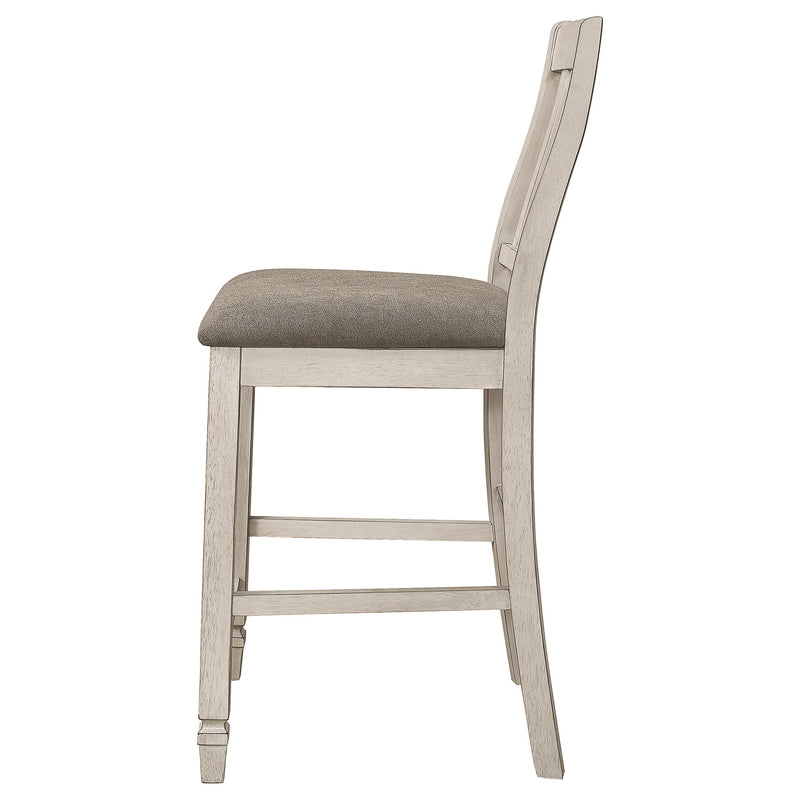 Coaster Furniture Sarasota 192819 Wood Counter Chair - Rustic Cream (Set of 2) IMAGE 3