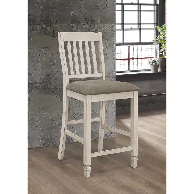 Coaster Furniture Sarasota 192819 Wood Counter Chair - Rustic Cream (Set of 2) IMAGE 7