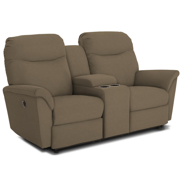 Best Home Furnishings Caitlin Power Reclining Leather Loveseat with Console L420CP4-75509L IMAGE 1
