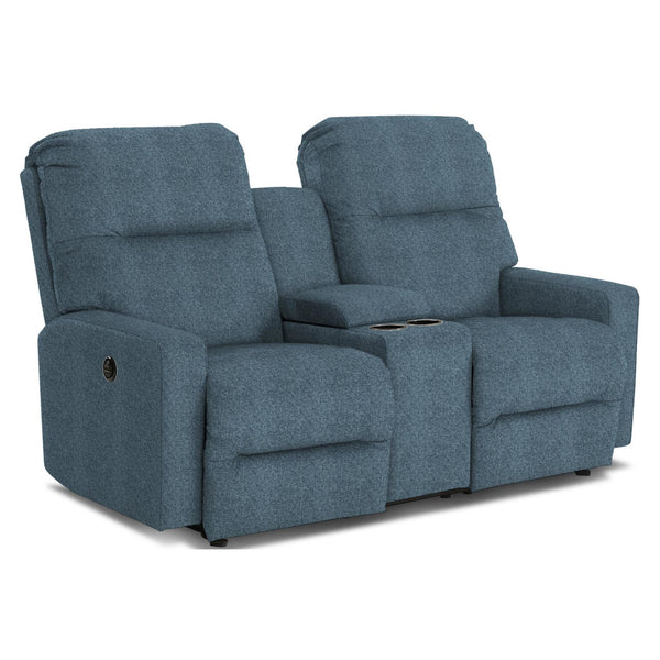 Best Home Furnishings Kenley Reclining Fabric Loveseat with Console L510RA4-19262 IMAGE 1