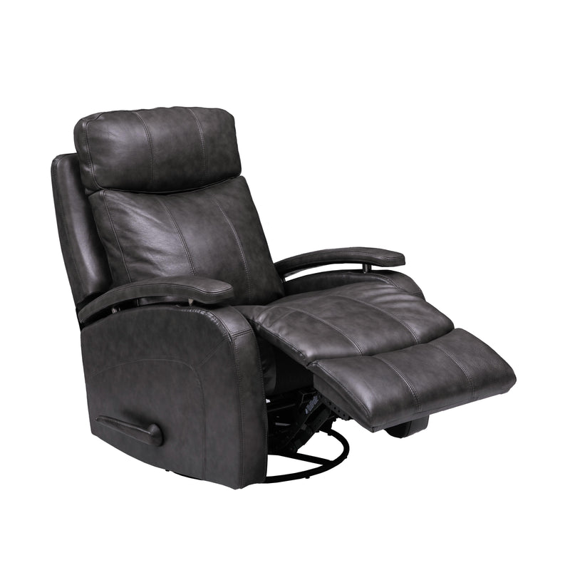 Barcalounger Duffy Swivel Glider Leather Match Recliner 8-3610-3706-92 IMAGE 3