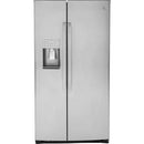GE Profile 36-inch, 22.1 cu. ft. Counter-Depth Side-by-Side Refrigerator with Ice and Water PZS22MYKFS IMAGE 1