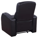  Coaster Furniture Cyrus 600001-S3B 3 pc Home Theater Seating IMAGE 4