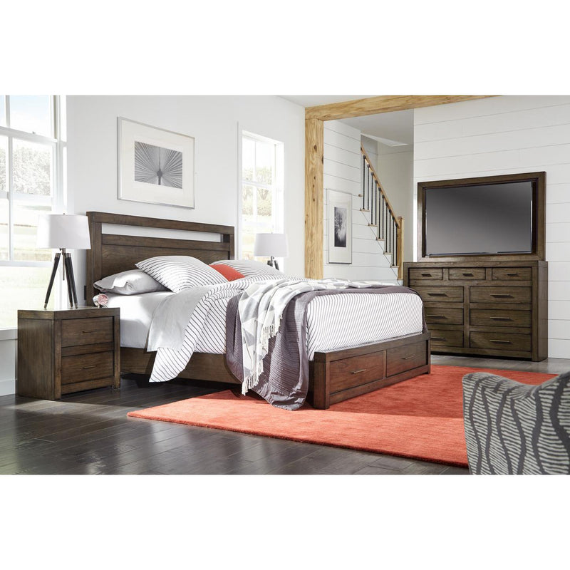 Aspen Home Modern Loft 2-Drawer Nightstand IML-450-BRN IMAGE 6