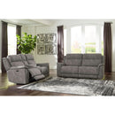 Signature Design by Ashley Next-Gen DuraPella Power Reclining Fabric Sofa 5930147 IMAGE 10