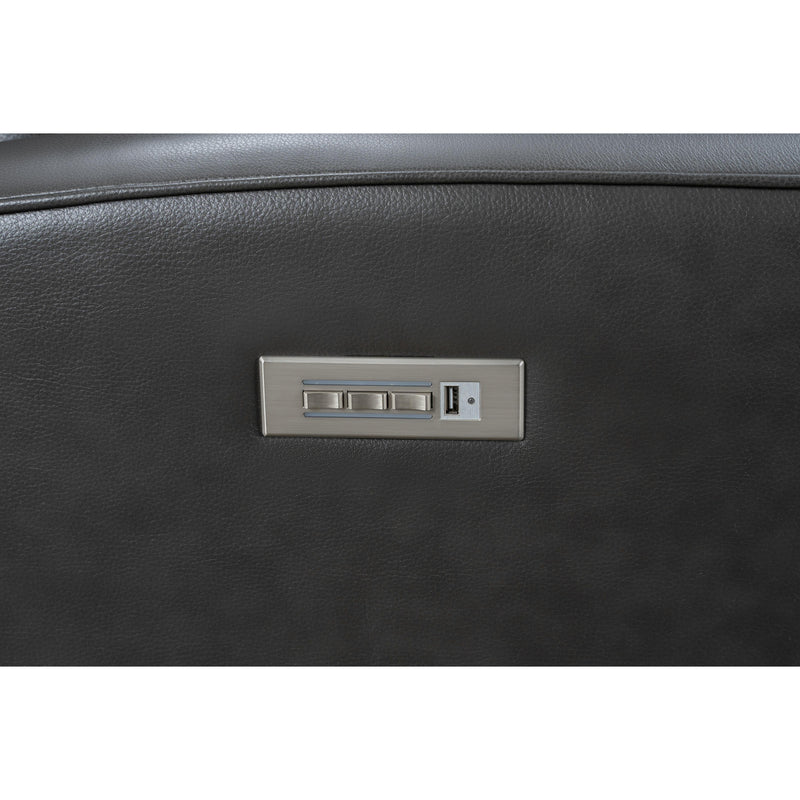 Barcalounger Kennedy Power Swivel Glider Leather Match Recliner 8PH-3757-3730-96 IMAGE 12