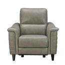 Barcalounger Malone Power Leather Match Recliner 9PH-3081-3733-85 IMAGE 1