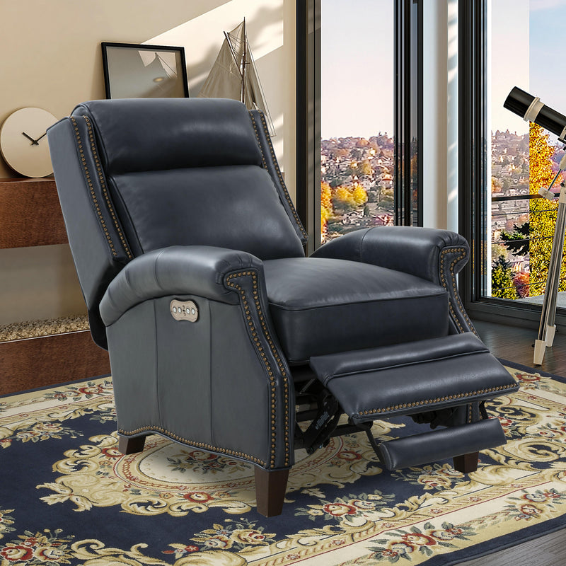 Barcalounger Barrett Power Leather Recliner 9PH-3286-5708-45 IMAGE 13