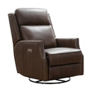 Barcalounger Cavill Power Swivel Glider Leather Recliner 8PH-4003-5625-87 IMAGE 3