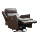 Barcalounger Cavill Power Swivel Glider Leather Recliner 8PH-4003-5625-87 IMAGE 5