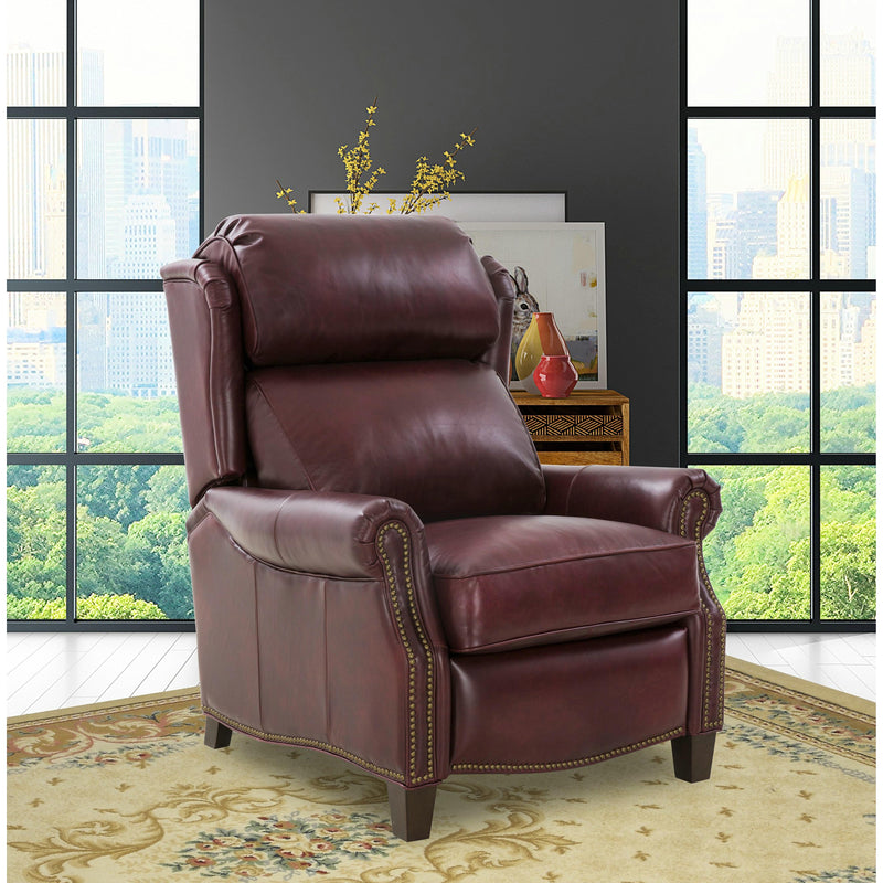Barcalounger Meade Leather Recliner 7-3058-5710-76 IMAGE 9