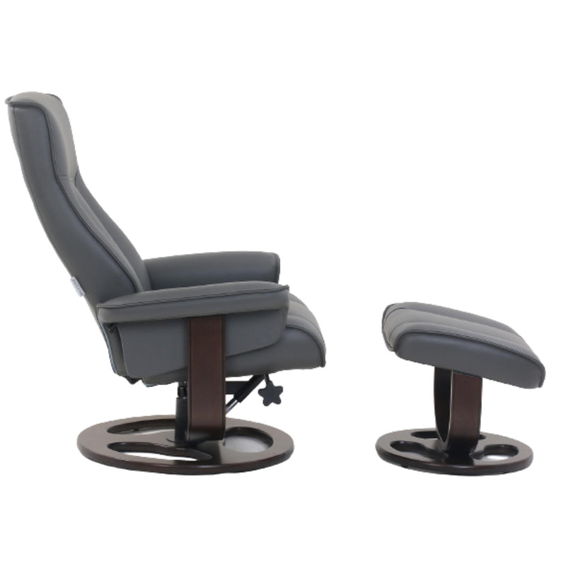 Barcalounger Austin Swivel Leather Match Recliner 15-3764-3449-95 IMAGE 10