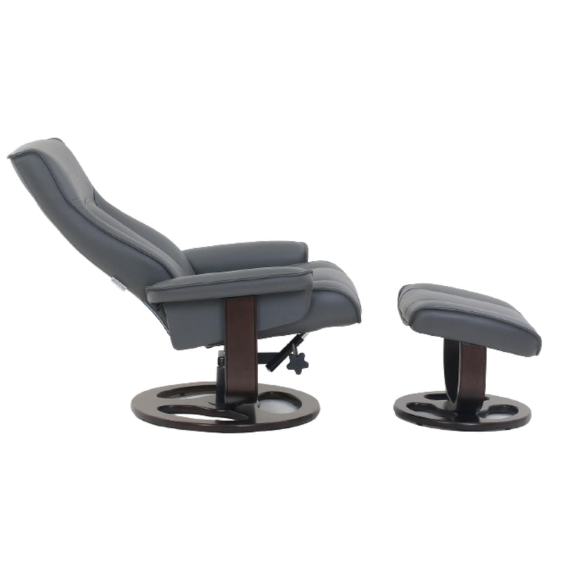 Barcalounger Austin Swivel Leather Match Recliner 15-3764-3449-95 IMAGE 11