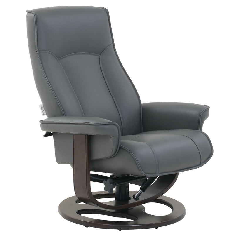 Barcalounger Austin Swivel Leather Match Recliner 15-3764-3449-95 IMAGE 4