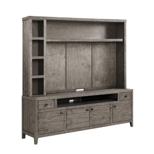 Parker House Furniture Tempe TEM#84-2-GST 84" TV Wall Unit - Grey Stone IMAGE 1