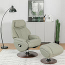 Barcalounger Marjon Swivel Leather Match Recliner 15-3724-3618-95 IMAGE 14