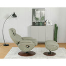 Barcalounger Marjon Swivel Leather Match Recliner 15-3724-3618-95 IMAGE 15