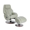 Barcalounger Marjon Swivel Leather Match Recliner 15-3724-3618-95 IMAGE 3