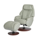 Barcalounger Marjon Swivel Leather Match Recliner 15-3724-3618-95 IMAGE 4