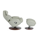 Barcalounger Marjon Swivel Leather Match Recliner 15-3724-3618-95 IMAGE 7