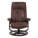 Barcalounger Austin Swivel Leather Match Recliner 15-3764-3601-86 IMAGE 3