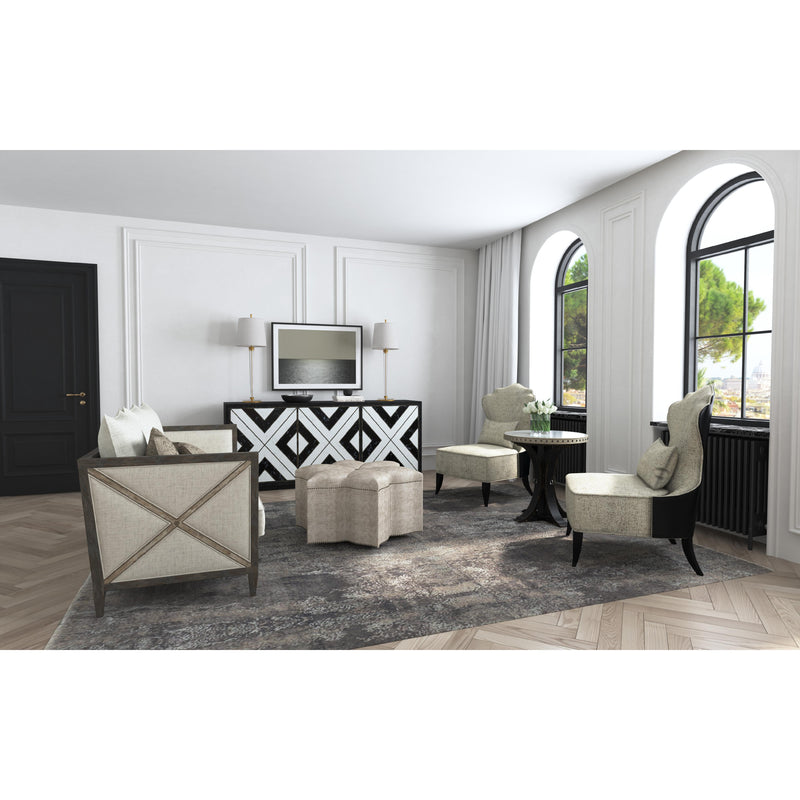Hooker Furniture 5875-55480-00 Sanctuary Noir Et Blanc Entertainment Console IMAGE 6