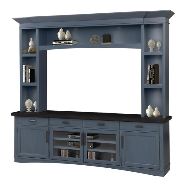 Parker House Furniture Americana Modern AME#92-3-DEN TV Console Set - Denim IMAGE 1