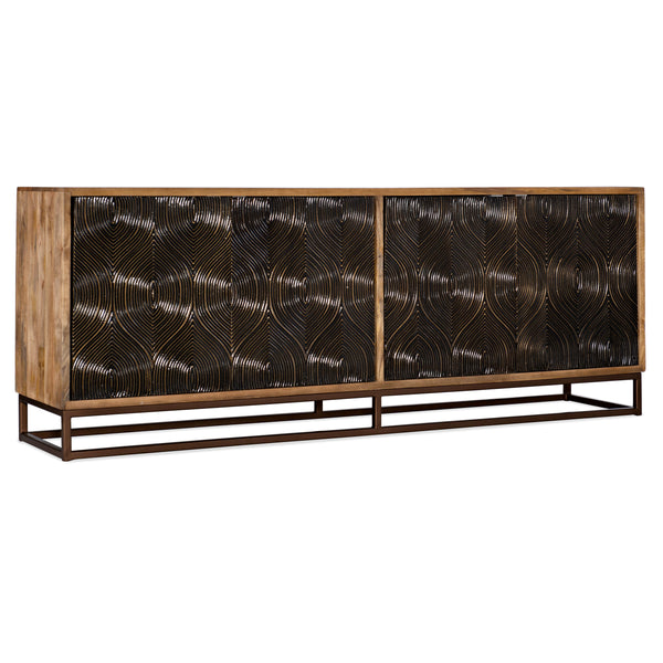 Hooker Furniture 6344-55486-89 Swirl Door Entertainment Console IMAGE 1
