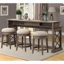 Parker House Furniture Sundance Console Table SUN#09-SS/SUN#1026-SS/SUN#1026-SS/SUN#1026-SS