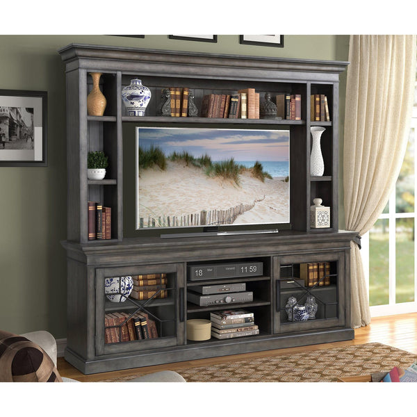 Parker House Furniture Sundance SUN#92-3-SGR 92" Console with Hutch - Smokey Grey IMAGE 1