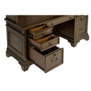  Coaster Furniture Hartshill 881283 66-inch 5-Drawer Credenza with Hutch - Burnished Oak IMAGE 12