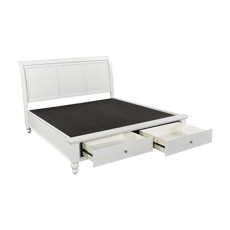 Aspen Home Cambridge California King Sleigh Bed with Storage ICB-404-WHT-KD-1/ICB-407D-WHT-1/ICB-410L-WHT-1 IMAGE 3