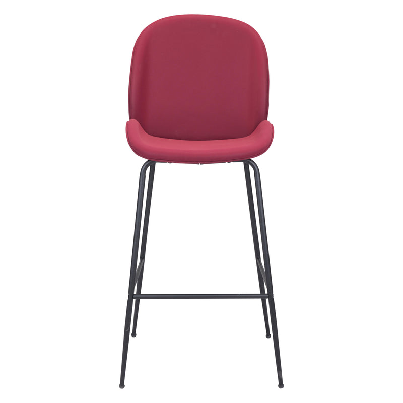 Zuo Miles 101742 Barstool - Red IMAGE 3