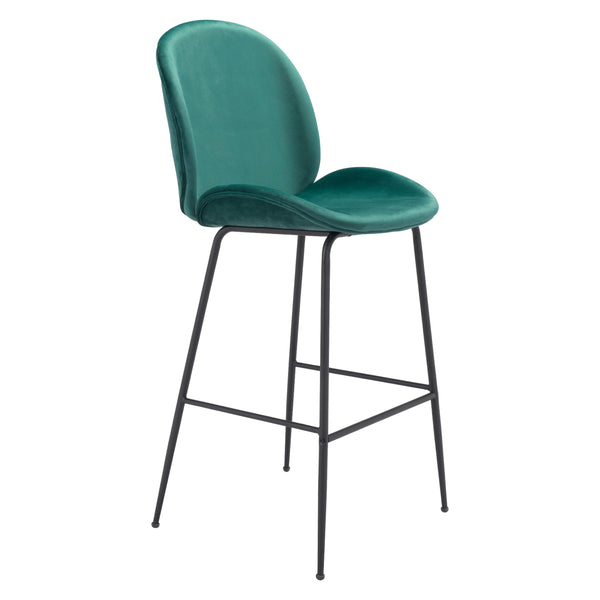 Zuo Miles 101750 Barstool - Green IMAGE 1
