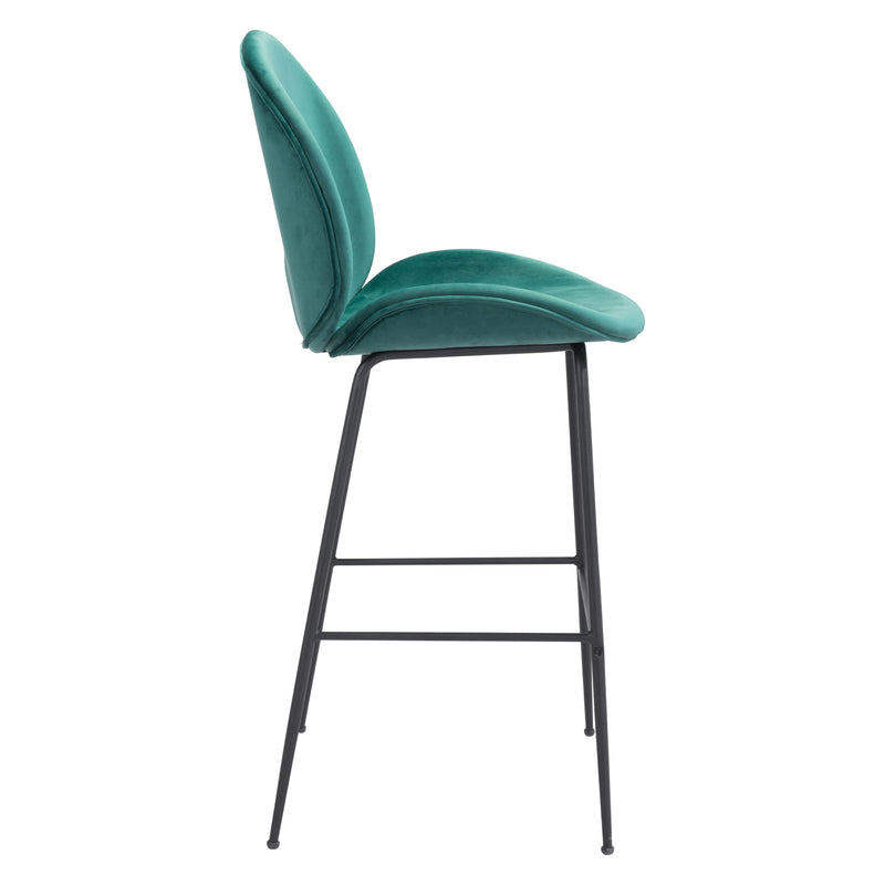 Zuo Miles 101750 Barstool - Green IMAGE 2