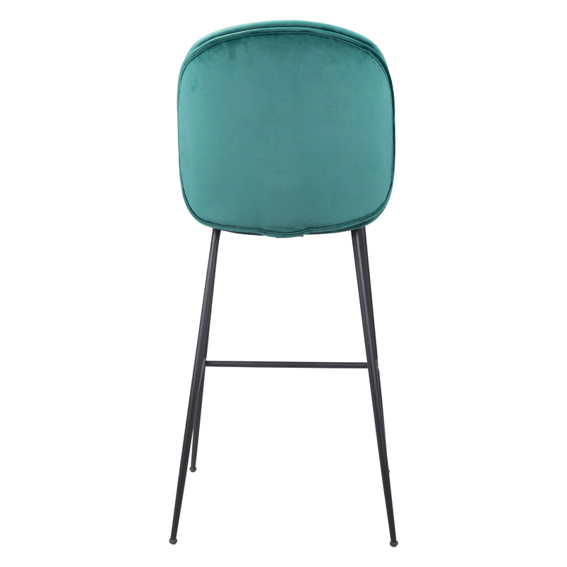 Zuo Miles 101750 Barstool - Green IMAGE 4
