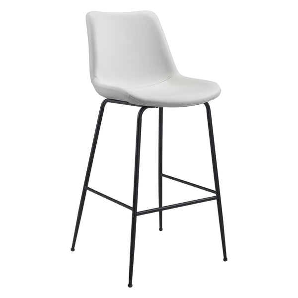 Zuo Byron 101773 Barstool - White IMAGE 1
