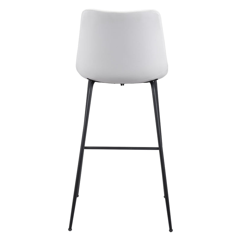 Zuo Byron 101773 Barstool - White IMAGE 4
