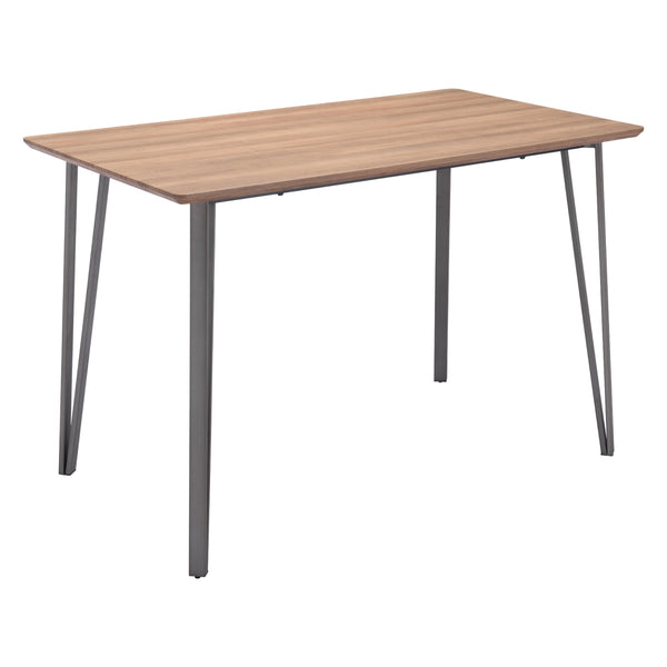 Zuo Doubs 101889 Counter Table - Brown IMAGE 1