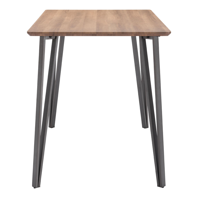 Zuo Doubs 101889 Counter Table - Brown IMAGE 2