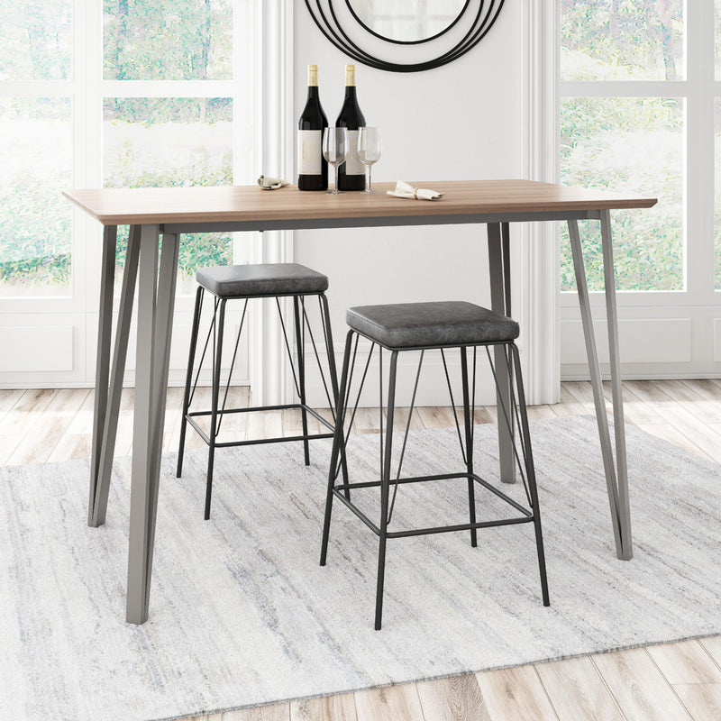 Zuo Doubs 101889 Counter Table - Brown IMAGE 7
