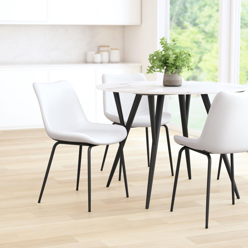 Zuo Byron 101779 Dining Chair - White IMAGE 8