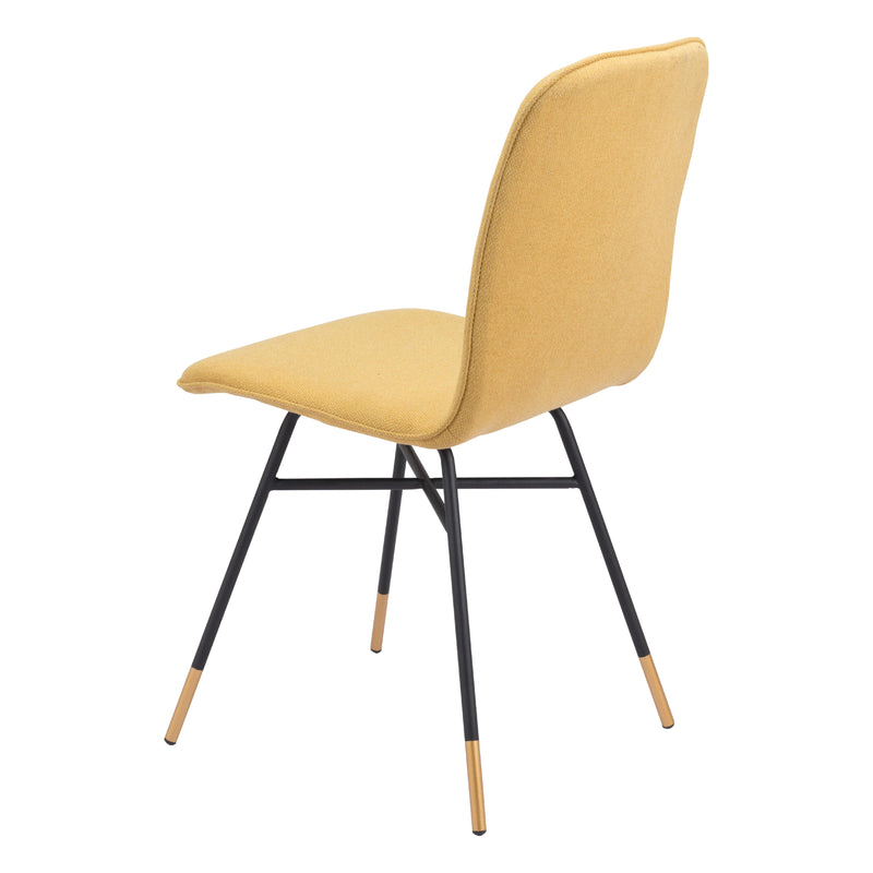 Zuo Var 101891 Dining Chair - Yellow IMAGE 5