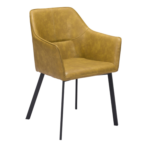 Zuo Loiret 101903 Dining Chair - Yellow IMAGE 1