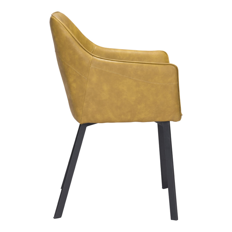 Zuo Loiret 101903 Dining Chair - Yellow IMAGE 2