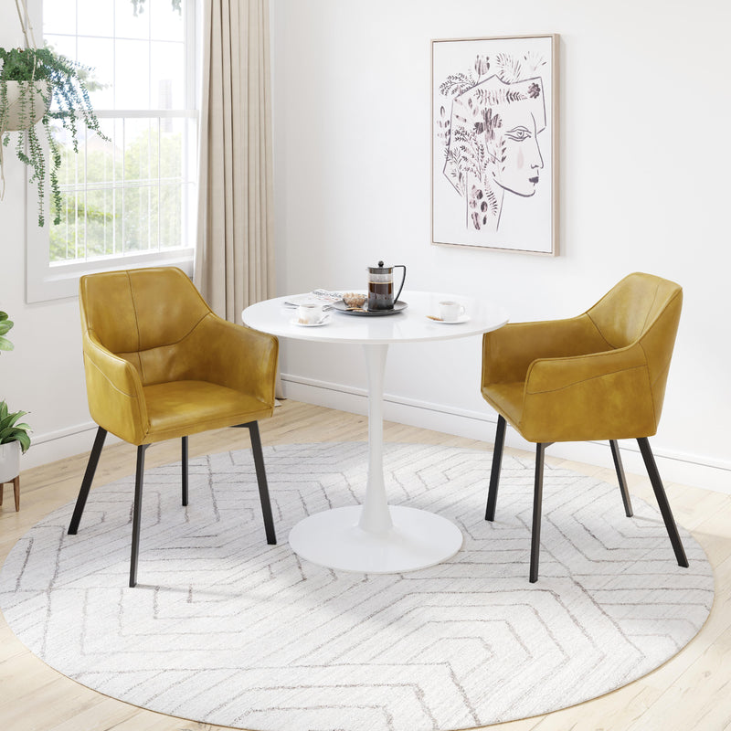 Zuo Loiret 101903 Dining Chair - Yellow IMAGE 9
