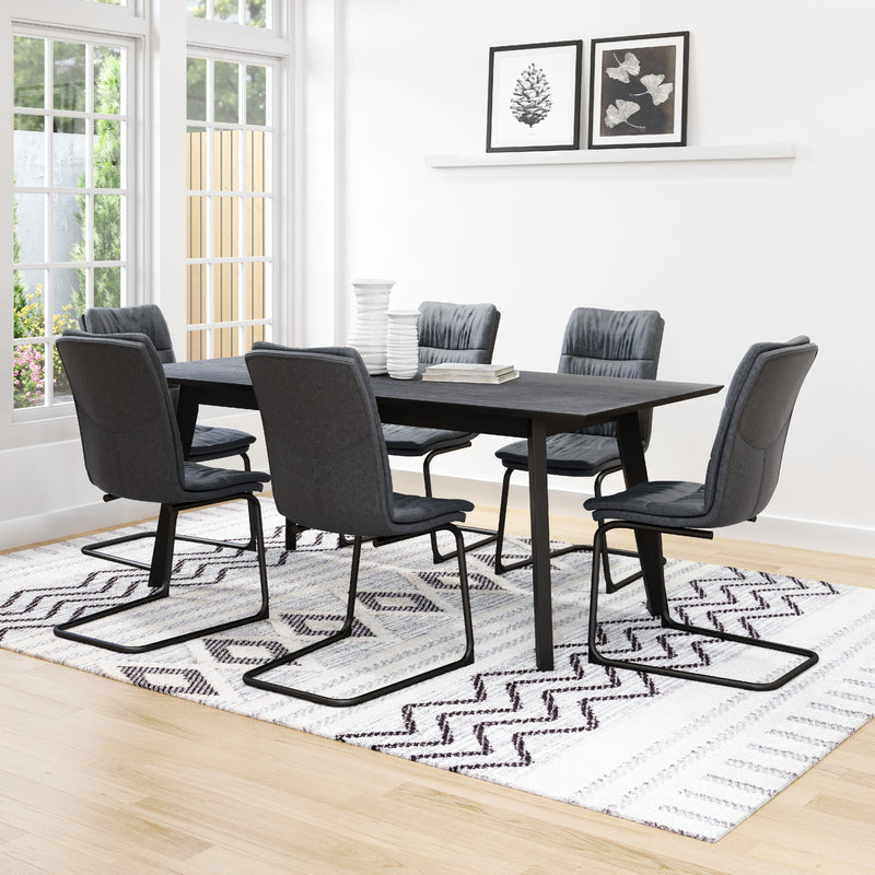 Zuo Sharon 101954 Dining Chair - Vintage Black IMAGE 9