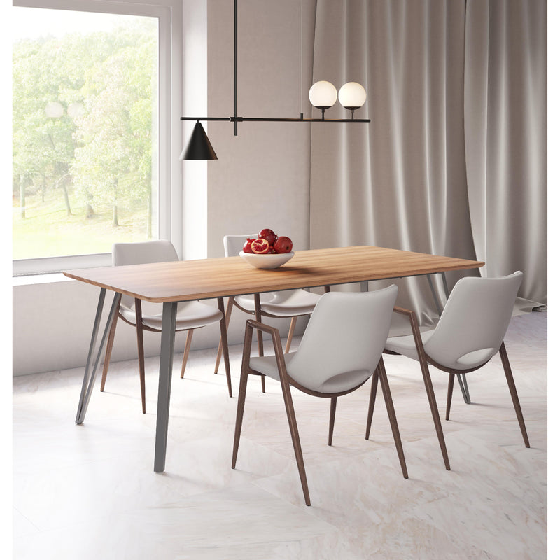 Zuo Perpignan 101888 Dining Table - Brown IMAGE 7