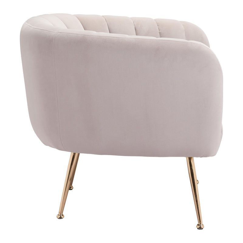 Zuo Deco 101851 Accent Chair - Beige IMAGE 2