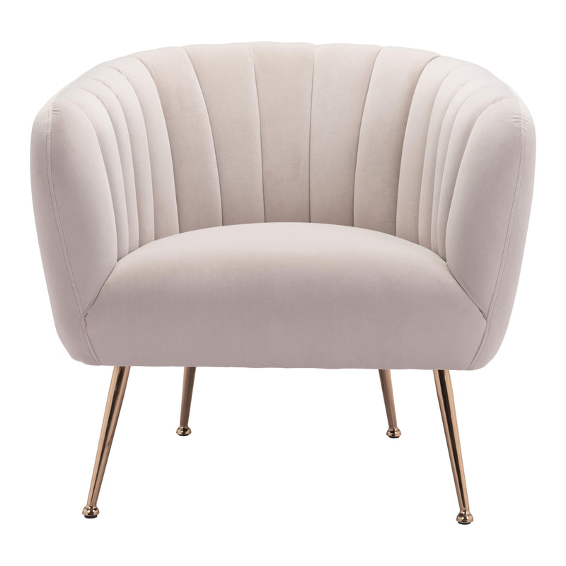 Zuo Deco 101851 Accent Chair - Beige IMAGE 3